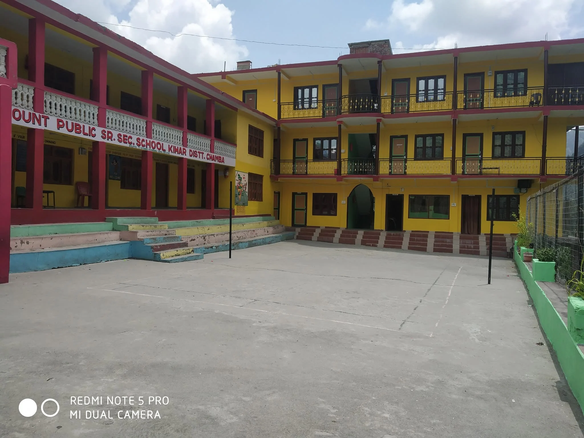 School building front view